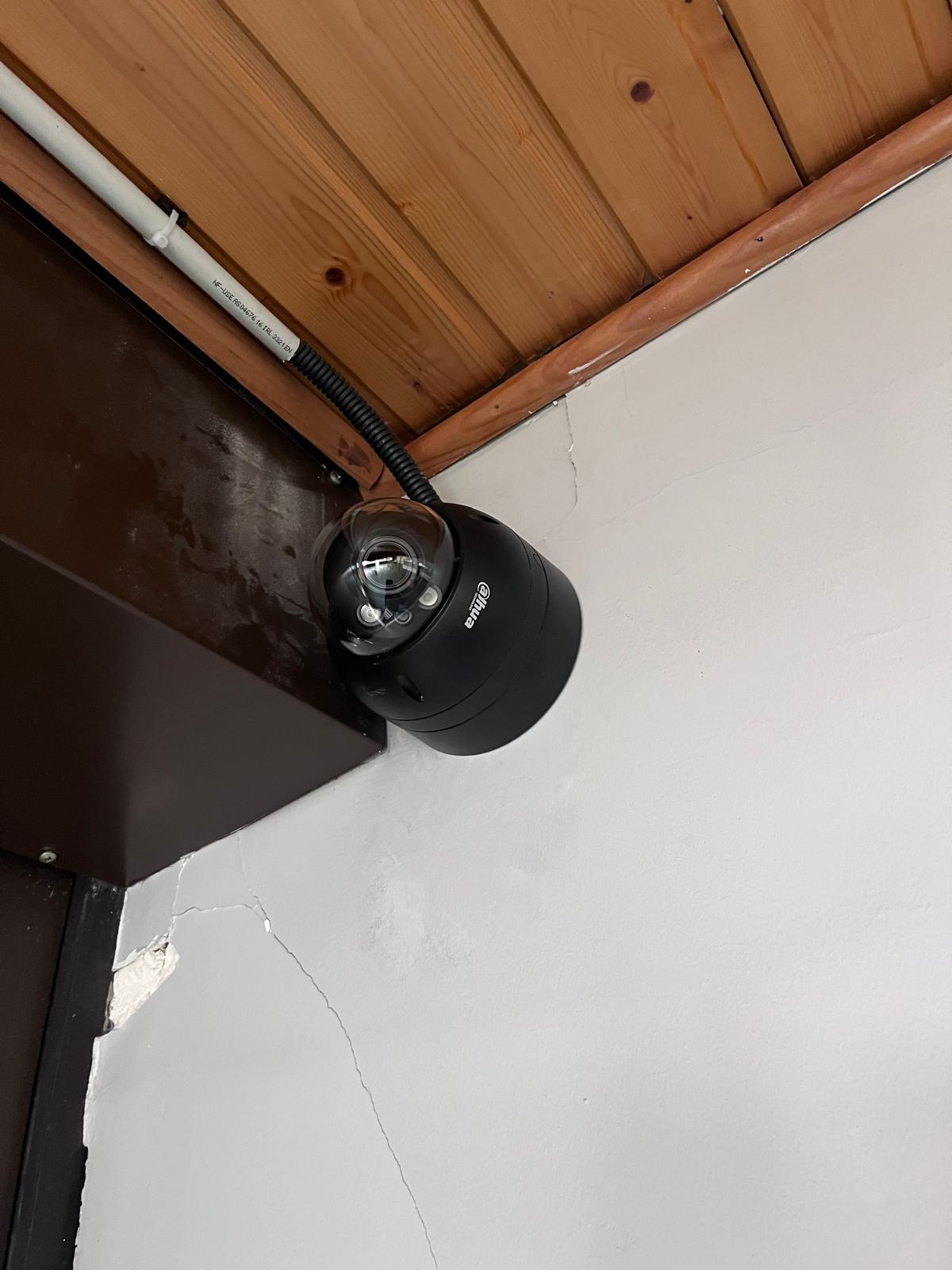 Installation caméra sécurité